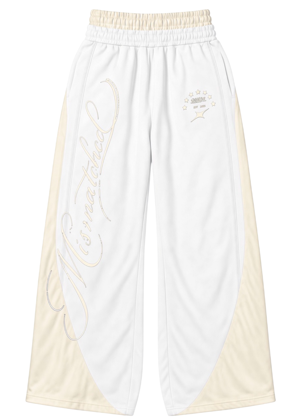 MISMATCHED WHITE PANTS — MALE