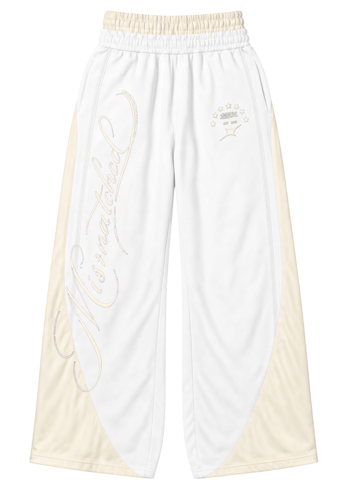 MISMATCHED WHITE PANTS — MALE