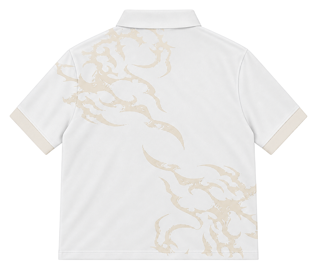 MISMATCHED WHITE POLO