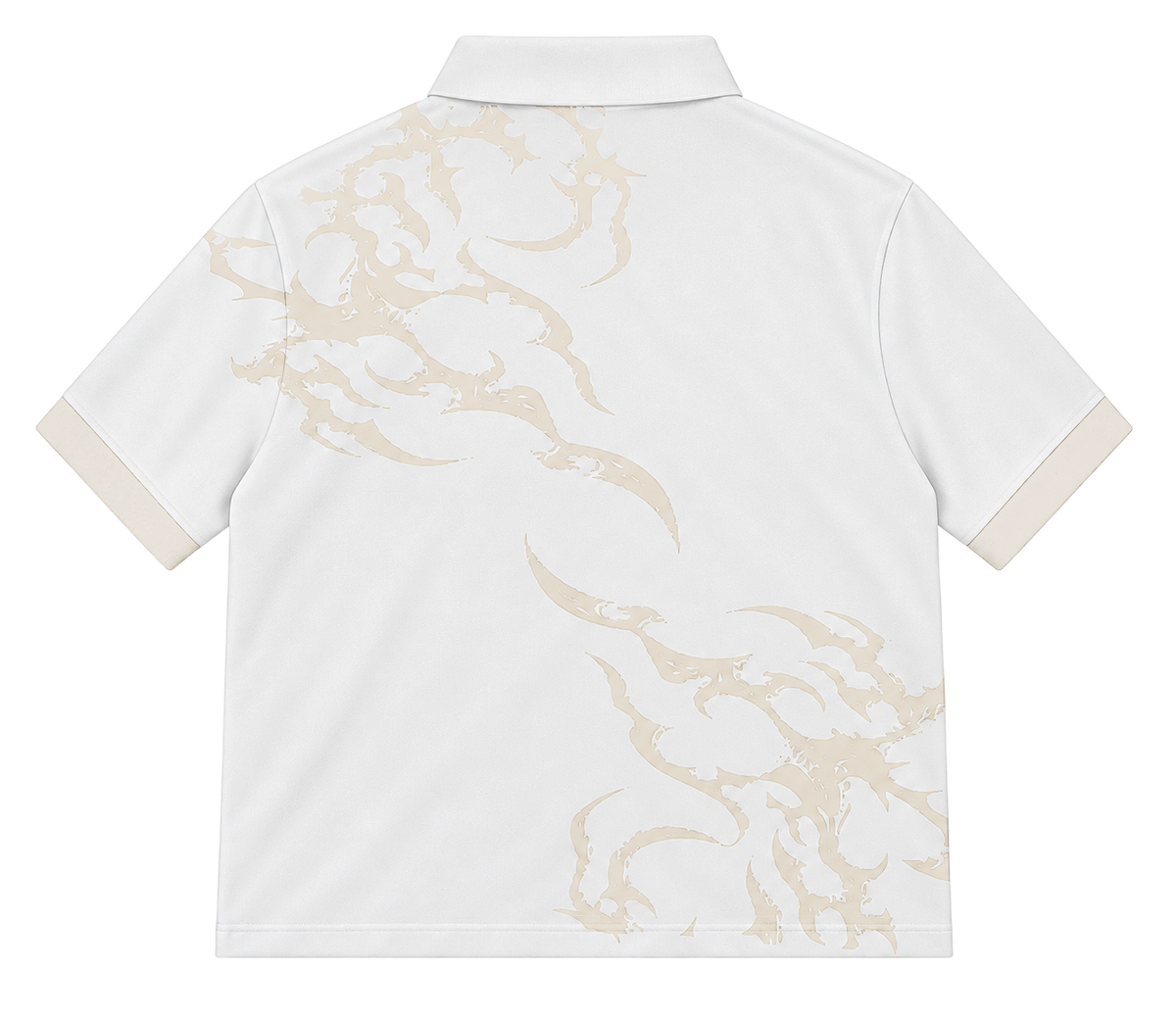 MISMATCHED WHITE POLO
